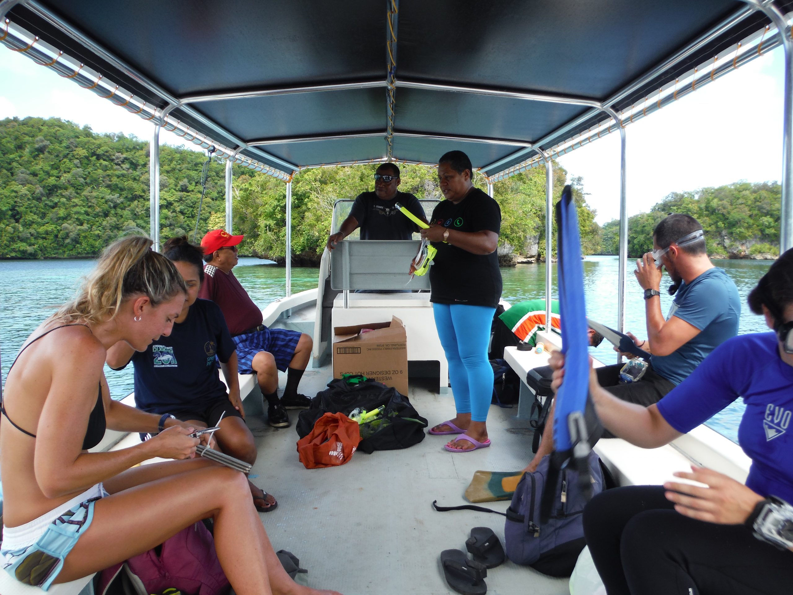 Faculty Attending The Footlocker Training Workshop Prepare To Take Water Samples (Palau)
